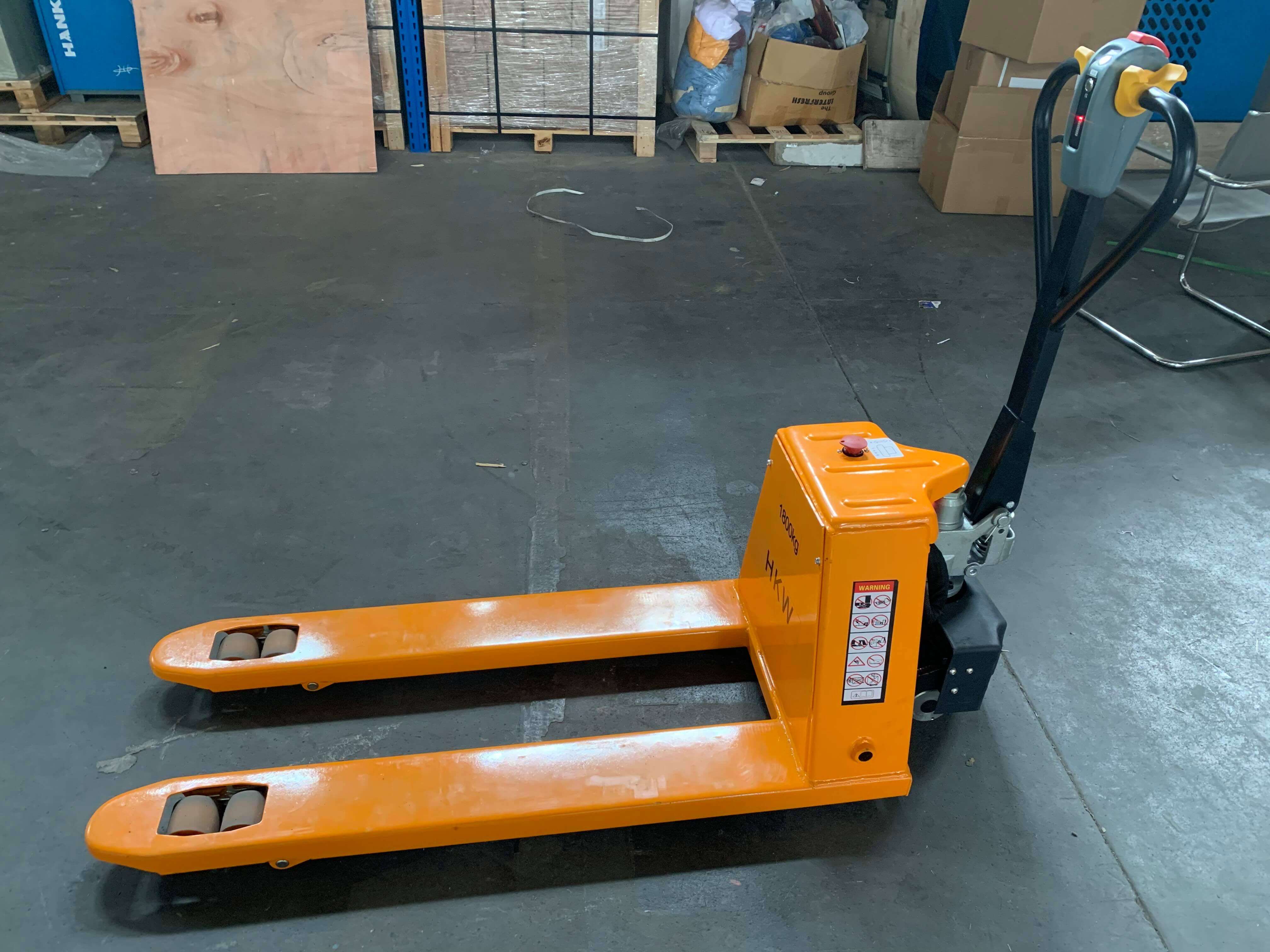 FullElectric Pallet Jack 1800kg Width 550mm Length 1175mm Fast