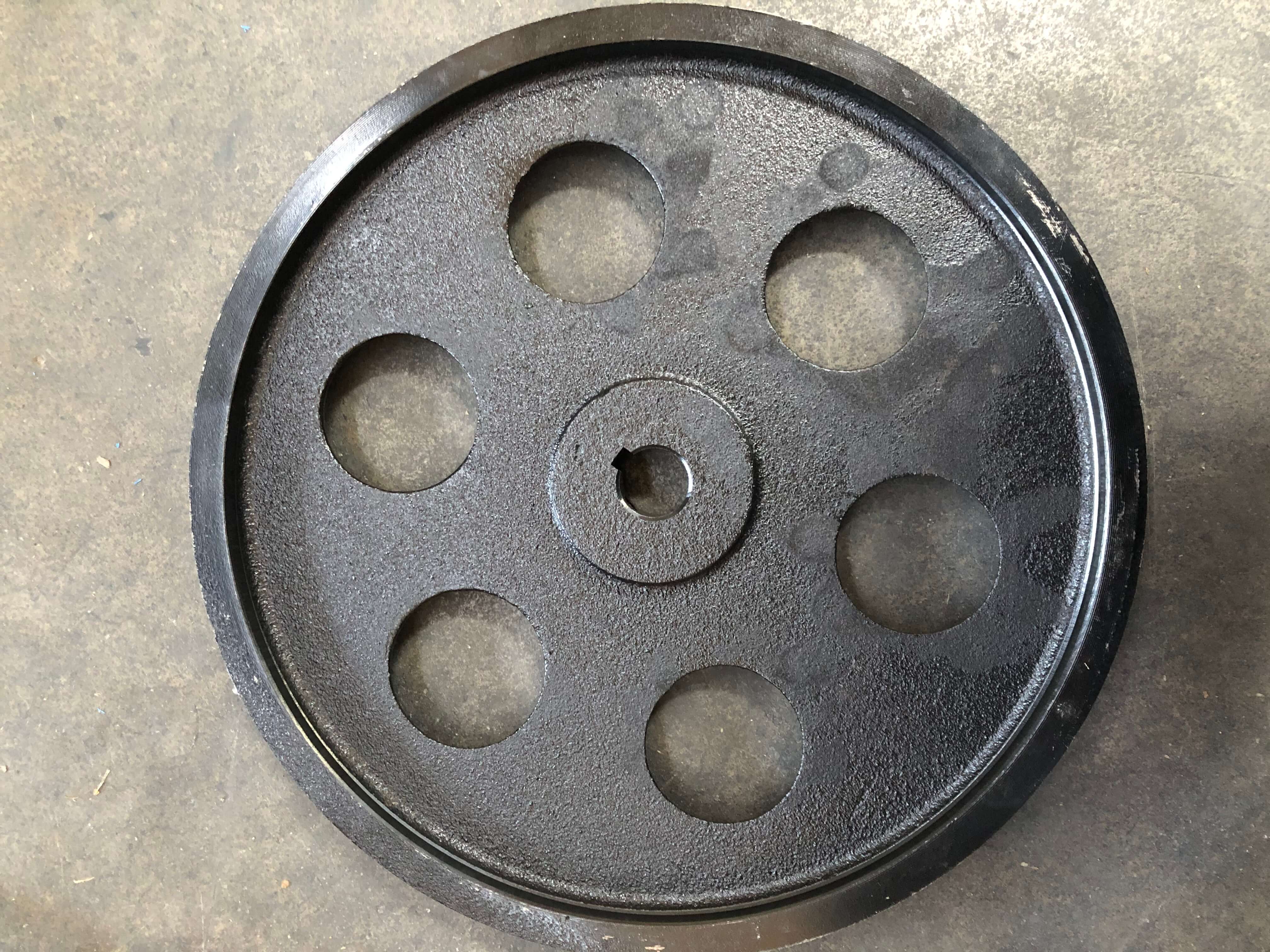 RBO 5.6" Single Groove Pulley / Sheave – 5/8" Bore, Fits A Belt AK56 AK5658 (Gray)