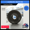 Power Tool Accessory A Type Double Groove Motor Pulley Cast Iron 56x30x24mm | UK