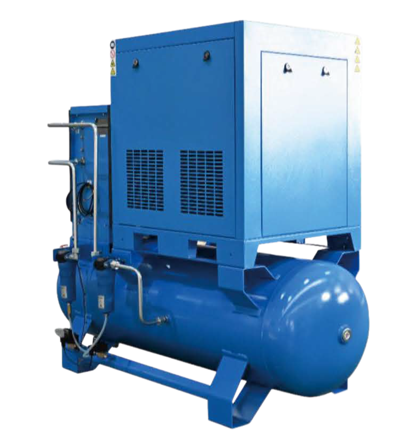 SCREW AIR COMPRESSOR 15KW 80CFM Integrated AIO PM VFD 2400L/MIN DRYER 500L TANK - Image 2
