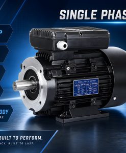 B34 FLANGE 0.75kw/1HP 2800rpm motor single-phase 240v REVERSIBLE CSCR shaft 19mm
