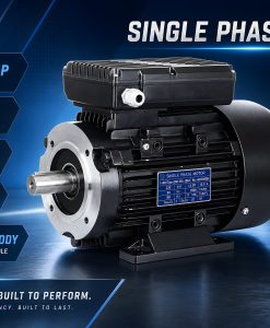 B34 FLANGE 1.1kw/1.5HP 2800rpm motor single-phase 240v REVERSIBLE CSCR shaft 19mm