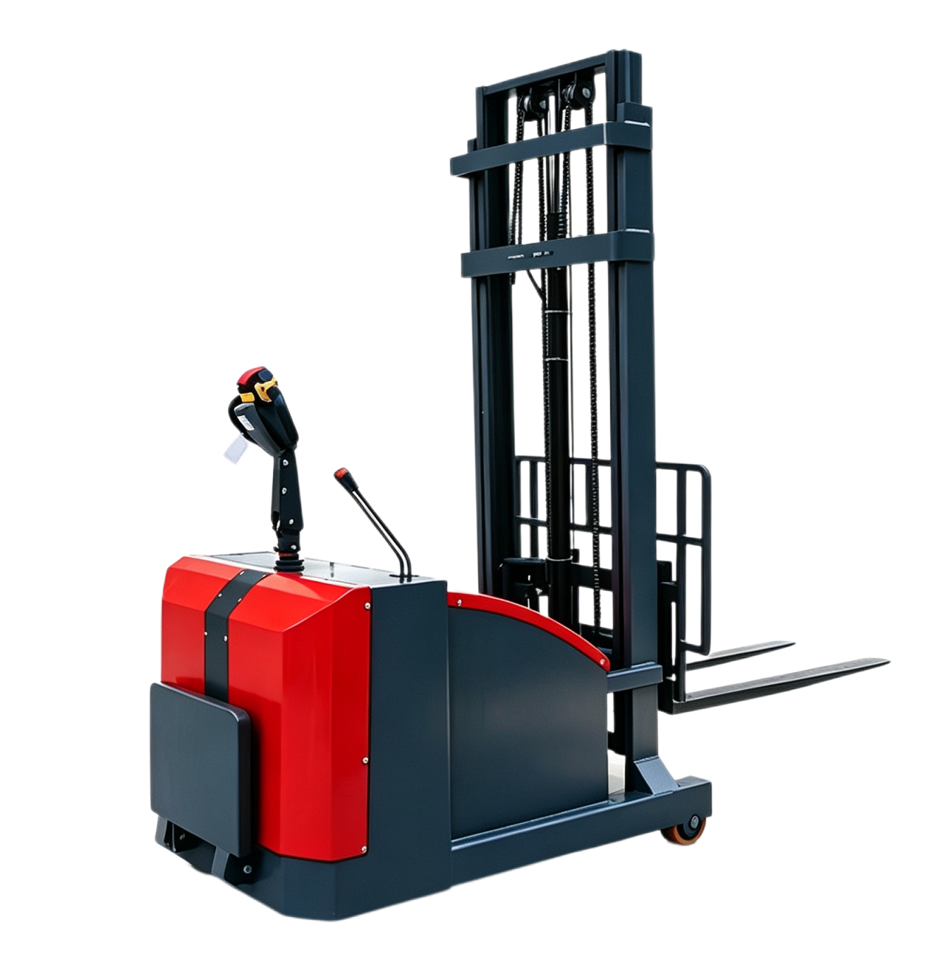 2Ton Stand-on Electric Stacker, Forward Moving Mast, 3m Max Lift, Warehouse Pallet Forklift - Image 5