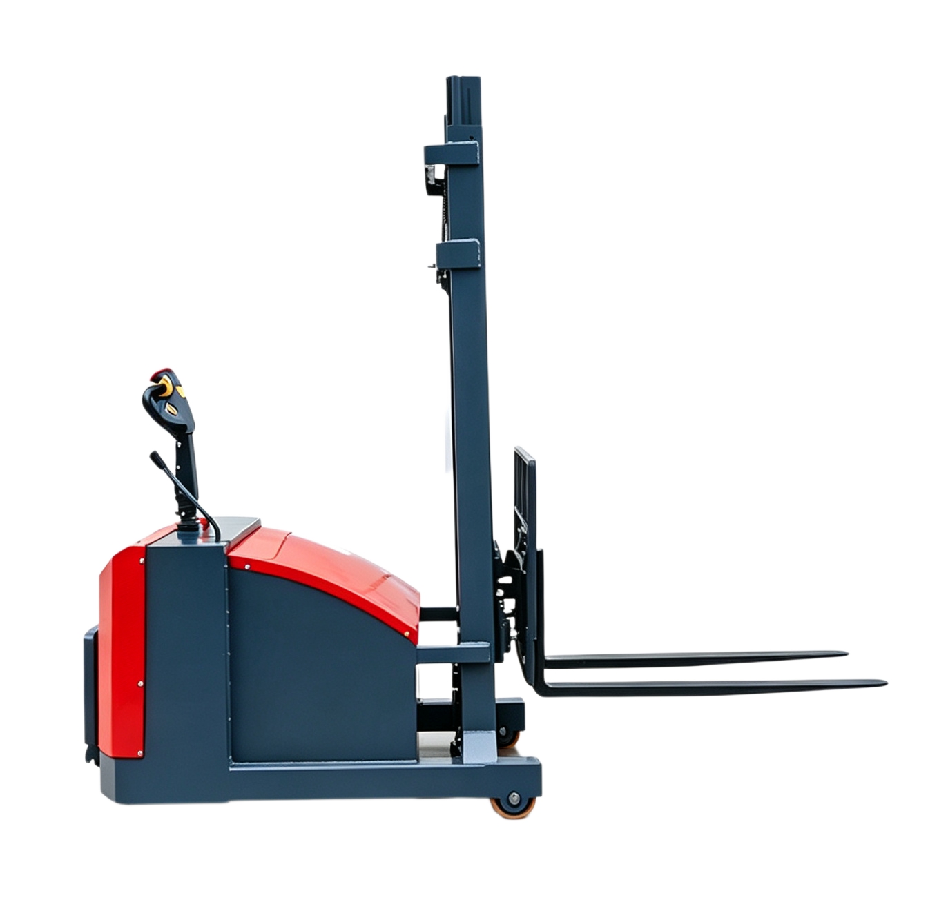 2Ton Stand-on Electric Stacker, Forward Moving Mast, 3m Max Lift, Warehouse Pallet Forklift - Image 4