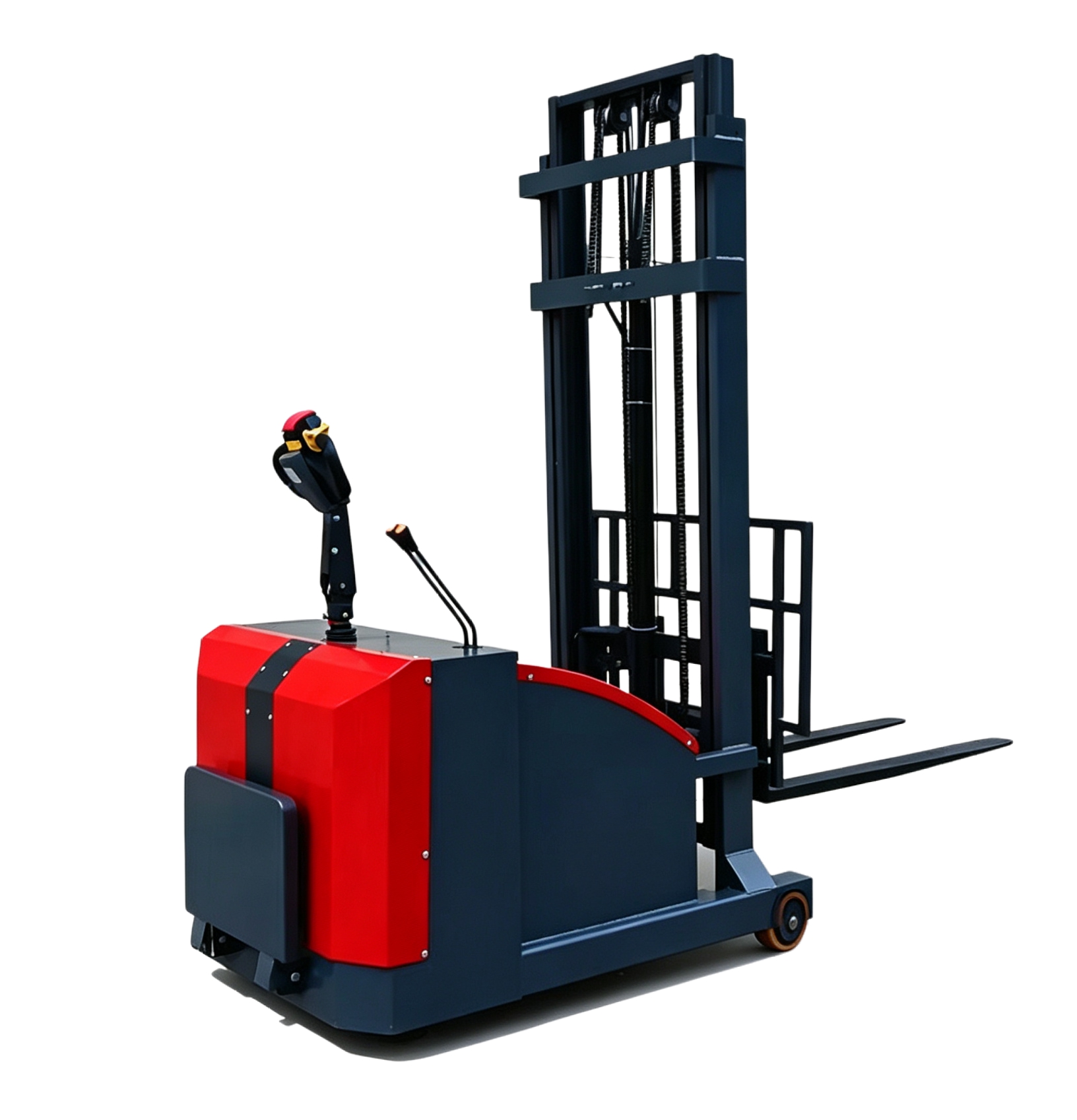 2Ton Stand-on Electric Stacker, Forward Moving Mast, 3m Max Lift, Warehouse Pallet Forklift - Image 3